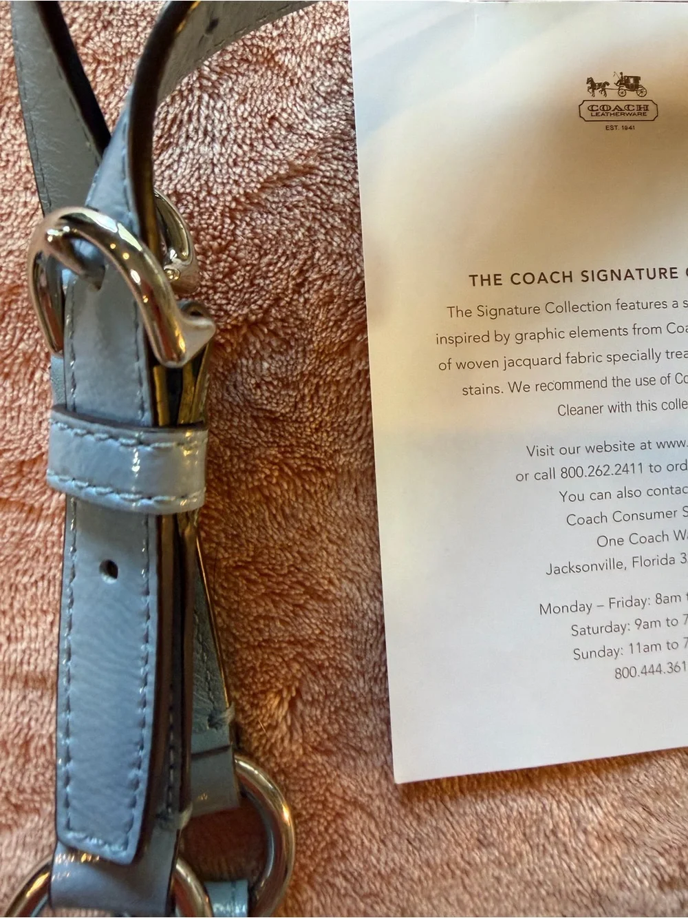 Coach shoulder tote